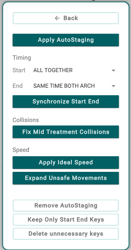 Auto Staging Interface